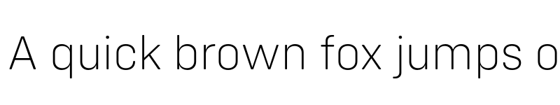 Preview of FONTSPRING DEMO - Config Rounded ExtraLight Regular font