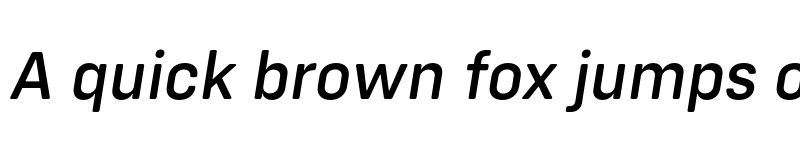 Preview of FONTSPRING DEMO - Config Rounded Medium Italic font