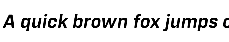 Preview of FONTSPRING DEMO - Config Rounded SemiBold Italic font