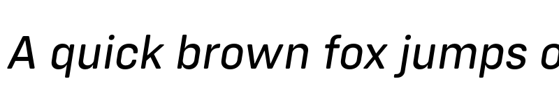 Preview of FONTSPRING DEMO - Config Rounded Text Italic font