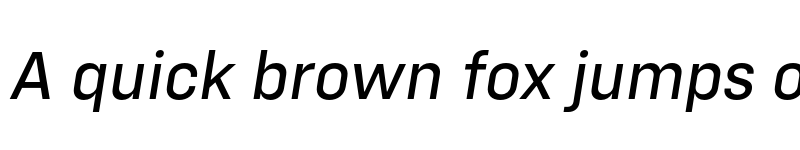 Preview of FONTSPRING DEMO - Config Text Italic font