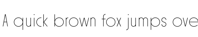 Preview of FONTSPRING DEMO - Constroke Hairline Condensed Regular font