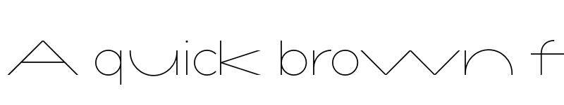 Preview of FONTSPRING DEMO - Constroke Hairline Ultra Expanded Regular font