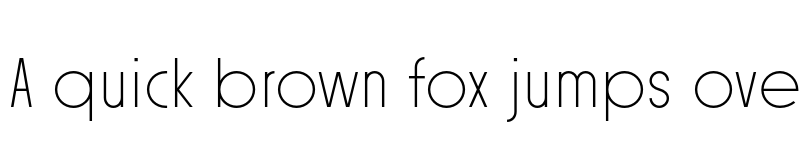 Preview of FONTSPRING DEMO - Constroke Thin Condensed Regular font