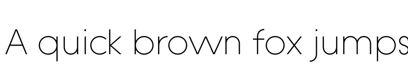 Preview of FONTSPRING DEMO - Constroke Thin Regular font