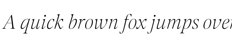 Preview of FONTSPRING DEMO - Contane Thin Italic Regular font