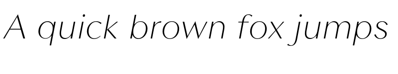 Preview of FONTSPRING DEMO - Contax Sans 36 Italic font