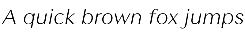 Preview of FONTSPRING DEMO - Contax Sans 46 Italic font