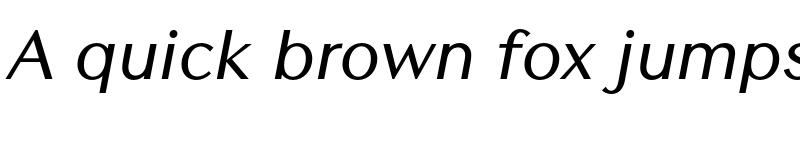 Preview of FONTSPRING DEMO - Contax Sans 66 Italic font