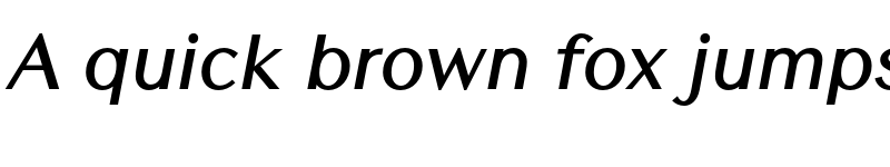 Preview of FONTSPRING DEMO - Contax Sans 76 Italic font