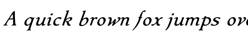 Preview of FONTSPRING DEMO - Contenu eBook Italic font