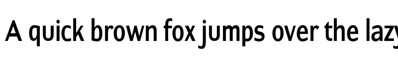 Preview of FONTSPRING DEMO - ContraCondensed Regular font