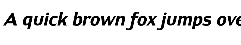 Preview of FONTSPRING DEMO - ContraSans BoldItalic font