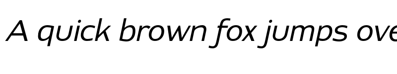 Preview of FONTSPRING DEMO - ContraSans BookItalic font