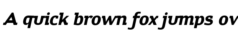 Preview of FONTSPRING DEMO - ContraSlab Bold Italic font