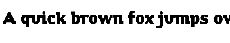 Preview of FONTSPRING DEMO - ContraSlab ExtraBold font