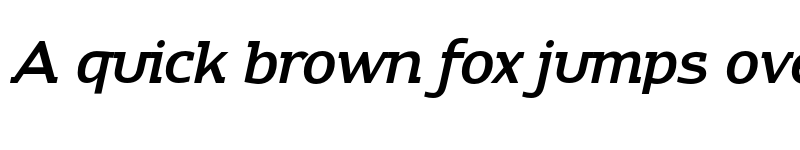 Preview of FONTSPRING DEMO - ContraSlab Italic font