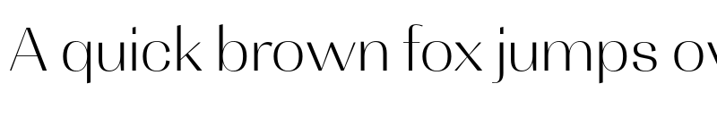 Preview of FONTSPRING DEMO - Contrast ExtLt Regular font