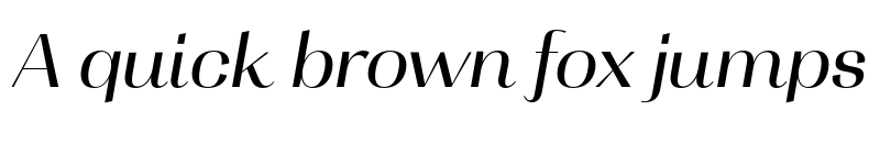 Preview of FONTSPRING DEMO - Contrast It Italic font