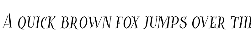 Preview of FONTSPRING DEMO - Controwell Side Italic Regular font