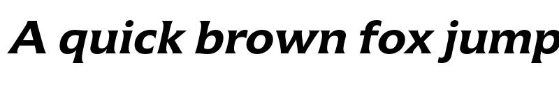 Preview of FONTSPRING DEMO - ConvexDT Bold Oblique font