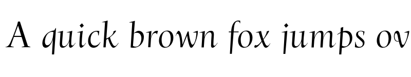 Preview of FONTSPRING DEMO - Copacabana Light Regular font