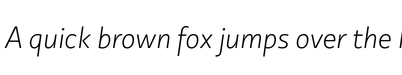 Preview of FONTSPRING DEMO - Copihue Light Italic font