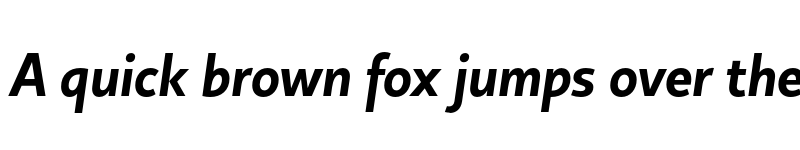Preview of FONTSPRING DEMO - Copihue SemiBold Bold Italic font