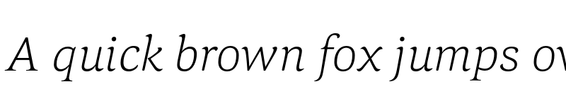 Preview of FONTSPRING DEMO - Corda-ExtraLightItalic Regular font