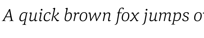 Preview of FONTSPRING DEMO - Corda-LightItalic Regular font