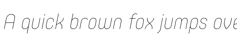 Preview of FONTSPRING DEMO - Core Mellow 15 Thin Italic font