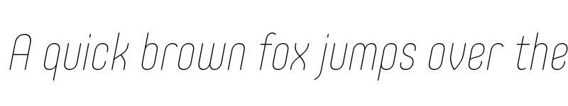 Preview of FONTSPRING DEMO - Core Mellow 17 Cn Thin Italic font