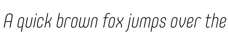 Preview of FONTSPRING DEMO - Core Mellow 27 Cn ExtraLight Italic font
