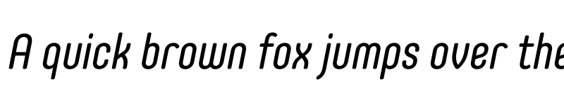 Preview of FONTSPRING DEMO - Core Mellow 47 Cn Regular Italic font