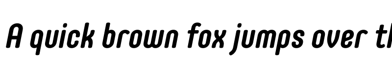 Preview of FONTSPRING DEMO - Core Mellow 67 Cn Bold Italic font