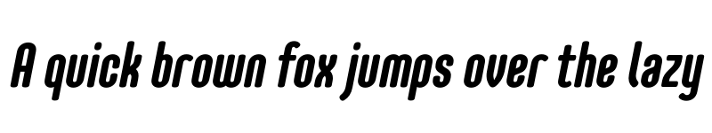 Preview of FONTSPRING DEMO - Core Mellow 79 Cp ExtraBold Italic font