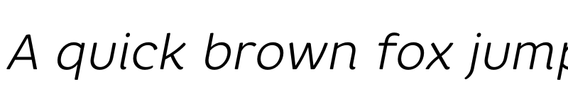 Preview of FONTSPRING DEMO - Core Rhino 35 Light Italic font