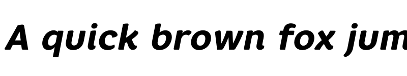 Preview of FONTSPRING DEMO - Core Rhino 75 Heavy Italic font