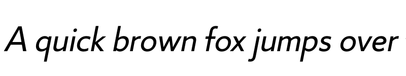 Preview of FONTSPRING DEMO - Core Sans B 35 Regular Italic font