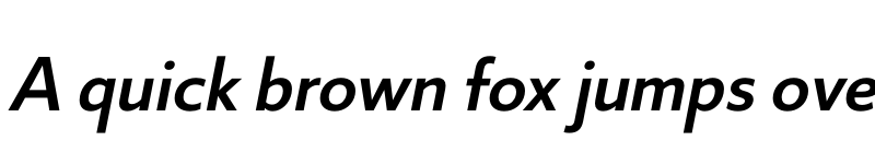 Preview of FONTSPRING DEMO - Core Sans B 45 Medium Italic font