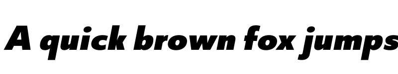 Preview of FONTSPRING DEMO - Core Sans B 75 Black Italic font