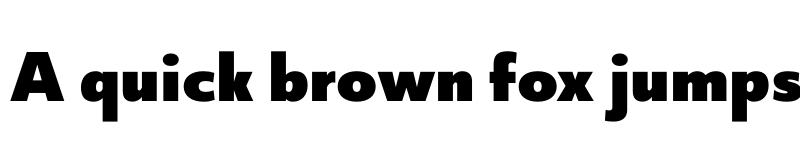 Preview of FONTSPRING DEMO - Core Sans B 75 Black Regular font