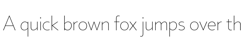 Preview of FONTSPRING DEMO - Core Sans BR 15 Thin Regular font