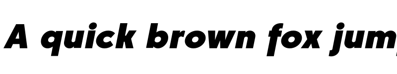 Preview of FONTSPRING DEMO - Core Sans C 95 Black Bold Italic font