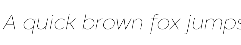 Preview of FONTSPRING DEMO - Core Sans CR 15 Thin Italic font
