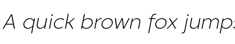 Preview of FONTSPRING DEMO - Core Sans CR 25 ExtraLight Italic font