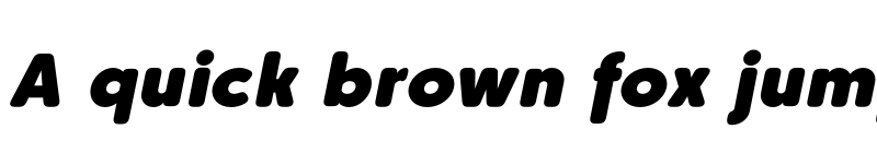 Preview of FONTSPRING DEMO - Core Sans CR 95 Black Bold Italic font