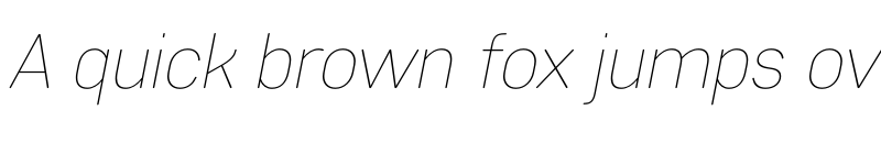 Preview of FONTSPRING DEMO - Core Sans DS 15 Thin Italic font