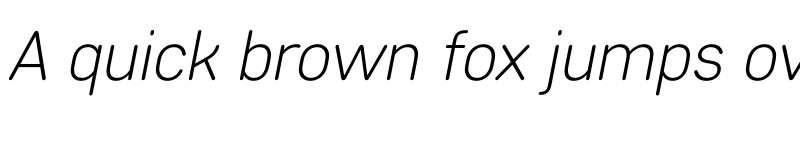 Preview of FONTSPRING DEMO - Core Sans DS 25 Light Italic font