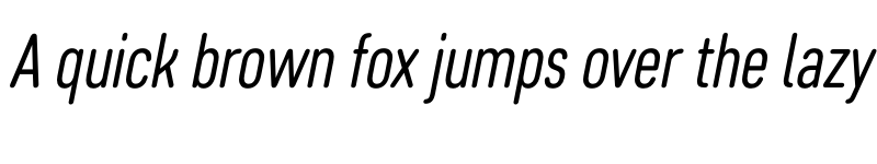 Preview of FONTSPRING DEMO - Core Sans DS 37 Cn Regular Italic font